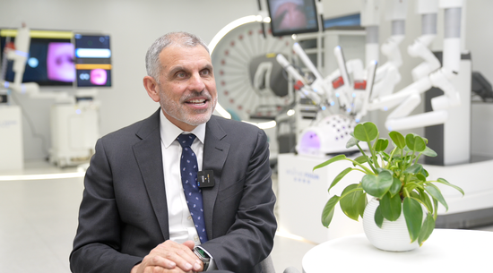 好邦直觉调治公司CEO罗岱威不日正在北京担当中新社记者博访。中新社国事纵贯车记者王东宇摄